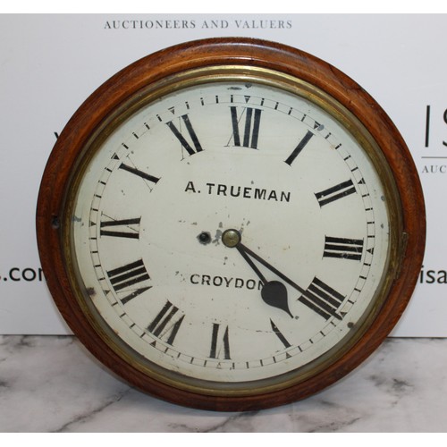 244 - A. TRUEMAN CROYDON CLOCK Camerer Kuss & Co Watch Manufacturers 42cm x 42cm Untested
No Key
COLLECTIO... 