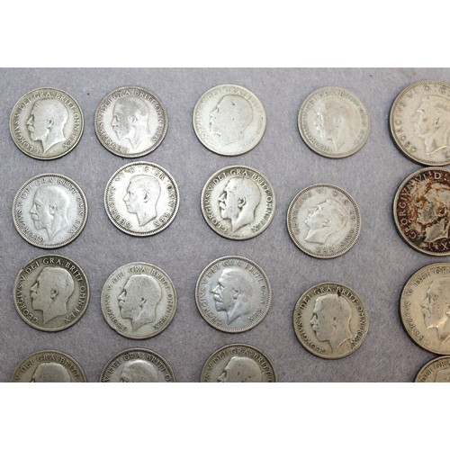 481 - 316 gms Pre 1946 Silver Coinage Mixed