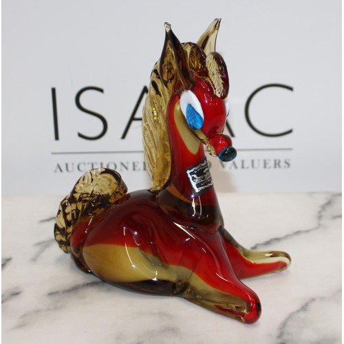 223 - Traditional Handmade Glass Horse Slight Damage To Ear Top As Shown In Pictures Height-20cm
COLLECTIO... 