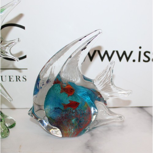 224 - 3 x Murano Styled Glass Fish Tallest 16.5cm
COLLECTION ONLY