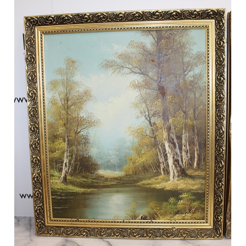 285 - 2 x Oil Paintings On Canvas, In Decorative Gold Guilt Frame
Largest Frame71cm x 61cm
COLLECTION ONLY