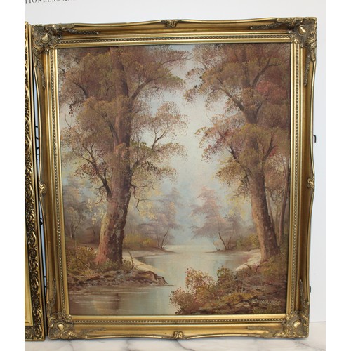 285 - 2 x Oil Paintings On Canvas, In Decorative Gold Guilt Frame
Largest Frame71cm x 61cm
COLLECTION ONLY