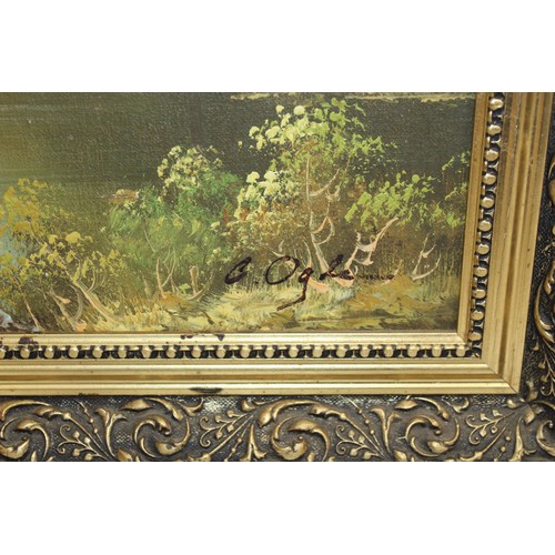 285 - 2 x Oil Paintings On Canvas, In Decorative Gold Guilt Frame
Largest Frame71cm x 61cm
COLLECTION ONLY