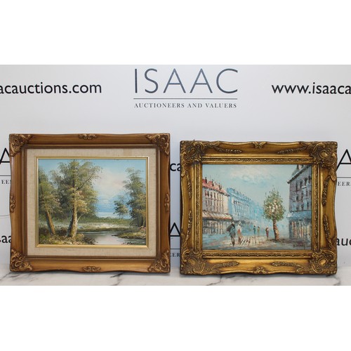 288 - 2 x Oil Paintings On Canvas In Decorative Gold Guilt Frames
Measurements 35.5cm x 30.5cm