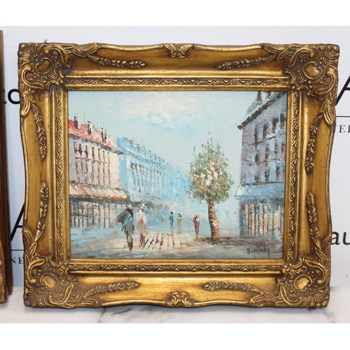 288 - 2 x Oil Paintings On Canvas In Decorative Gold Guilt Frames
Measurements 35.5cm x 30.5cm