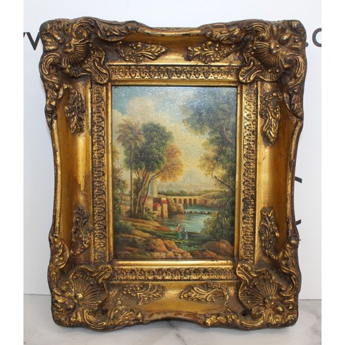 289 - 2 x MILL'D Boards Oil Paintings In Decorative Gold Guilt Frames
Measurements 28cm x 23cm
COLLECTION ... 