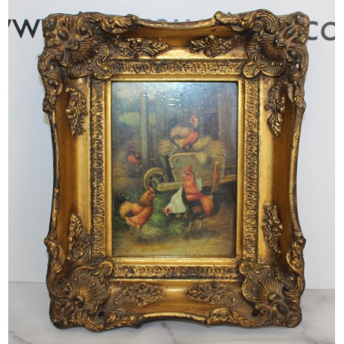 289 - 2 x MILL'D Boards Oil Paintings In Decorative Gold Guilt Frames
Measurements 28cm x 23cm
COLLECTION ... 