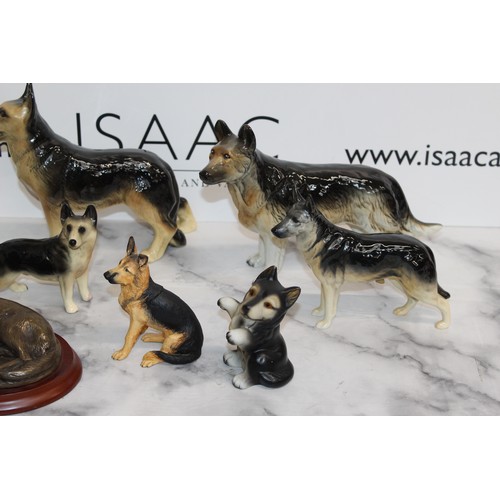 131 - A Collection Of German Shepard Figures Various Conditions
COLLECTION ONLY