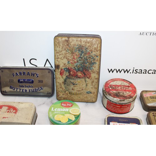 132 - A Selection Of Vintage Collectable Tins