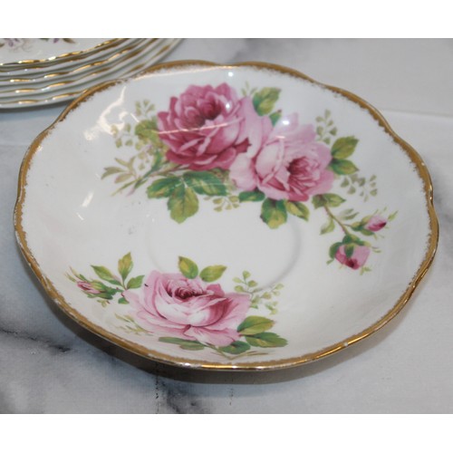 216 - A Quantity Of, Cottage Rose, Derby Posies And Royal Albert items