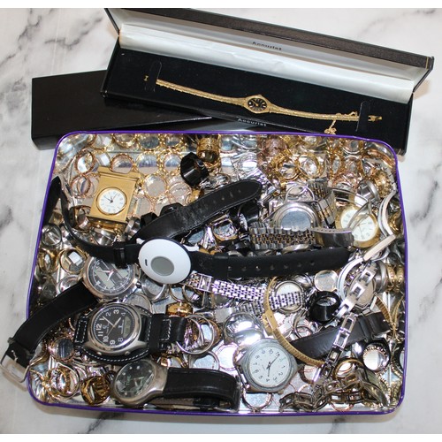 503 - Mixed Watches/Jewellery Items Etc In Tin
All Untested