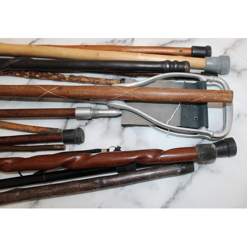 314 - Selection Of Walking Sticks Various Conditions & Lengths
Collection Only