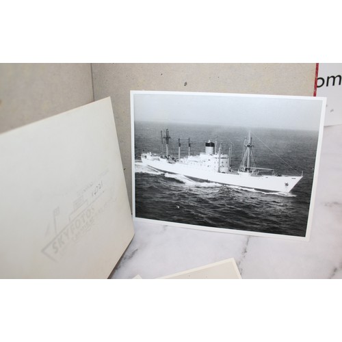 136 - Two Albums Containing Photographs of Passenger and Military Vessels