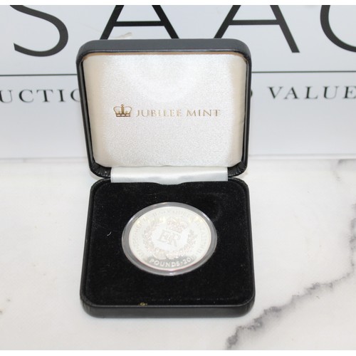 370 - Boxed Jubilee Mint 2015 Five Pounds Silver Coin