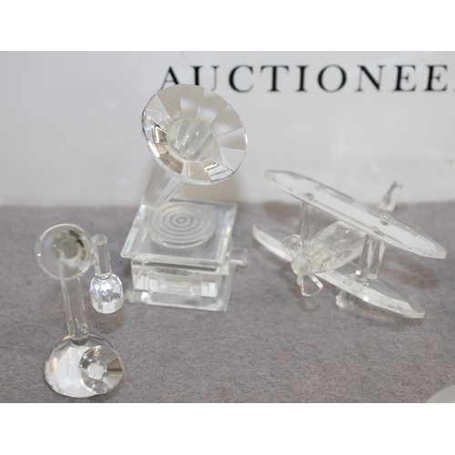 157 - A Selection Of Collectable Miniature Swarovski Ornaments Tallest:6.5cm
COLECTION ONLY