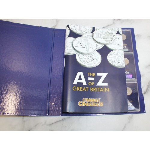 374 - Change Checker Album Containing  A-Z Of Great Britain 10p's