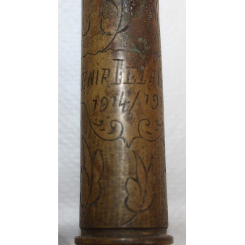 164 - Military Artillery Shells/Bullets And Trench Art Tallest 20cm