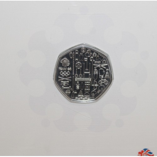 378 - 2021 Royal Mint Team GB 50p Sealed Pack