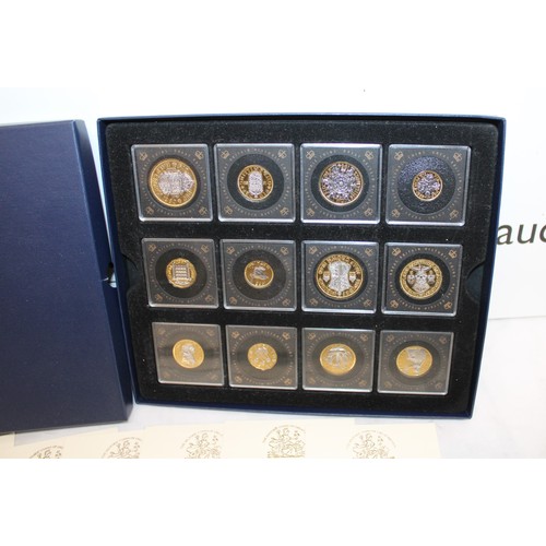 386 - The Historic Coins Of Great Britain Gold Plated Heritage Collection In A Box