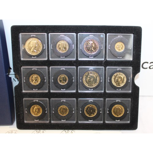 386 - The Historic Coins Of Great Britain Gold Plated Heritage Collection In A Box