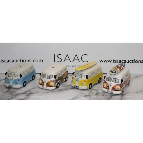 169 - 4 x Collectable Ceramic VW Money Boxes (1 x Limited Edition) Longest:21.5cm various conditions
COLLE... 