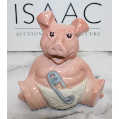 170 - A Collectable Natwest Baby Pig Ceramic Money Box A Rupert And His Friends 'Pong Ping' Beswick Orname... 