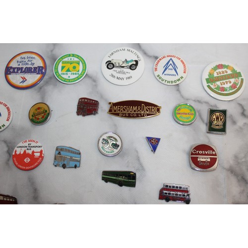 174 - A Quantity Of Transport Badges Including Commemorative, Service And Others