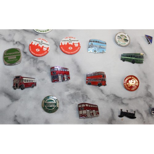 174 - A Quantity Of Transport Badges Including Commemorative, Service And Others