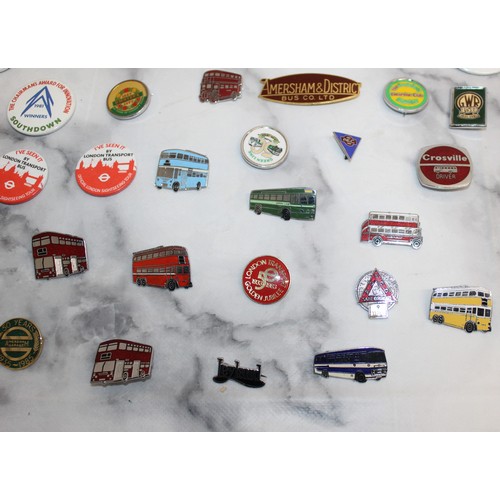 174 - A Quantity Of Transport Badges Including Commemorative, Service And Others