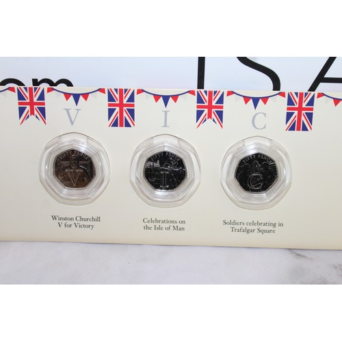 418 - VE Day Victory The 50p Coin Collection 75 Years