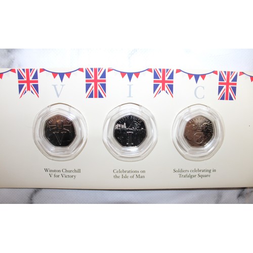 418 - VE Day Victory The 50p Coin Collection 75 Years