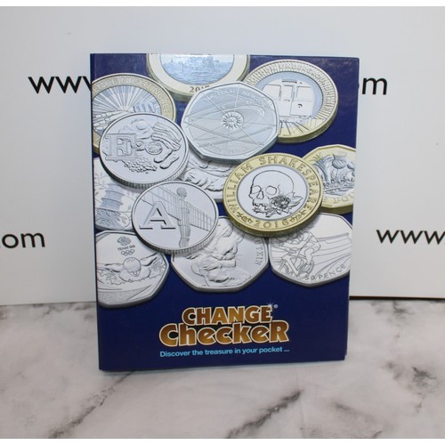 420 - Change Checker Album Containing Mixed Coinage