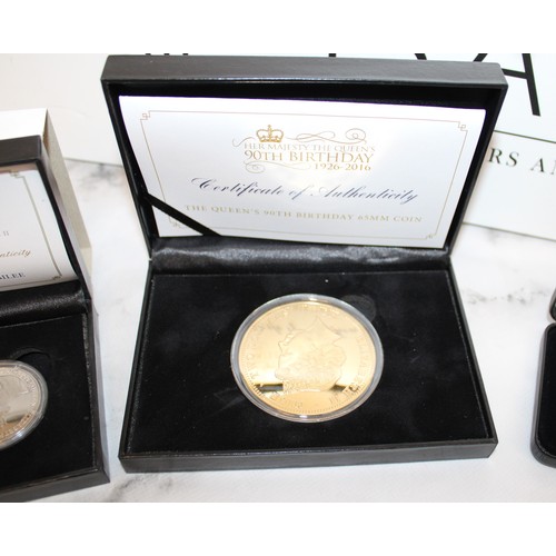 432 - 5 x Boxed Collectable Commemorative Coins