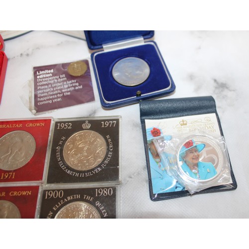 433 - Selection Of Collectable Commemorative Coins Etc