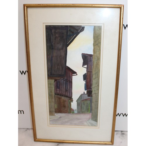 293 - Framed Water Colour Painting By Tony Jarrett 52cm x 32cm
Collection Only