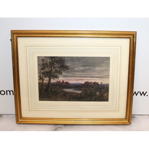 295 - Framed Water Colour 1878 In Gloucester Painting 39cm x 31cm
Collection Only