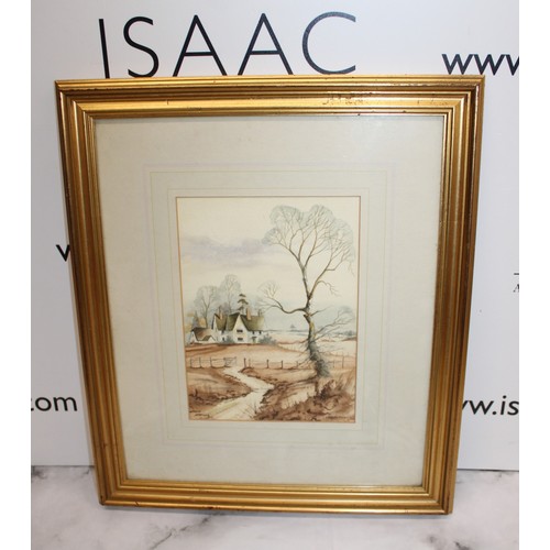 296 - Framed Water Colour Landscape Signed J. Horsewell 44cm x 38.5cm
Collection Only