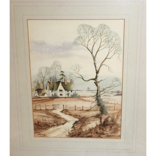 296 - Framed Water Colour Landscape Signed J. Horsewell 44cm x 38.5cm
Collection Only