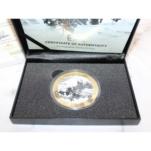 176 - 3 x Boxed Packed Commemorative Coins Inc- The Red Arrows 2015 Display Season/D-DAY 70th Anniversary/... 