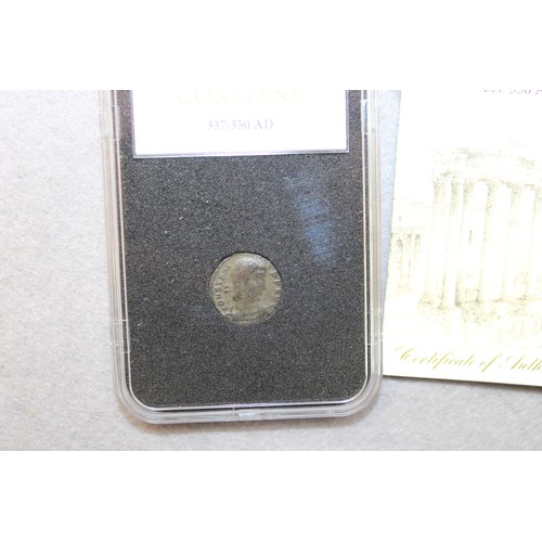 436 - 2 x Roman Coin Slabs