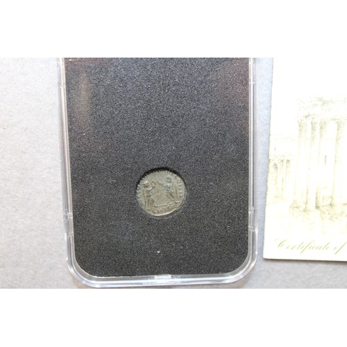 436 - 2 x Roman Coin Slabs