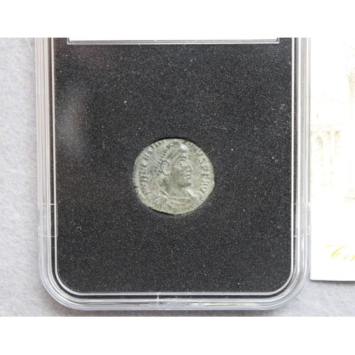 440 - 2 x Roman Coin Slabs