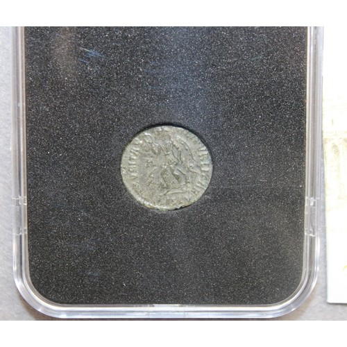 440 - 2 x Roman Coin Slabs