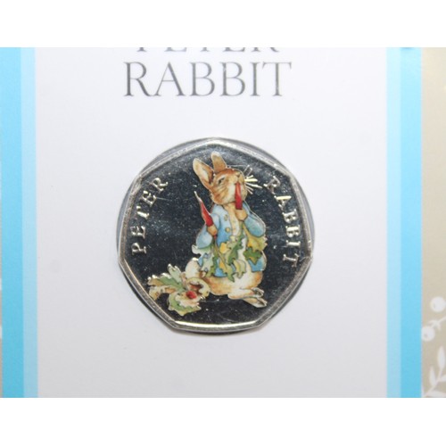 444 - 2018 Peter Rabbit 50p Brilliant Uncirculated Pack