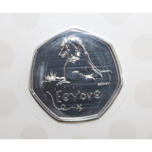 446 - 2022 Royal Mint Eeyore Disney Classic Pooh 50p Brilliant Uncirculated Sealed Pack