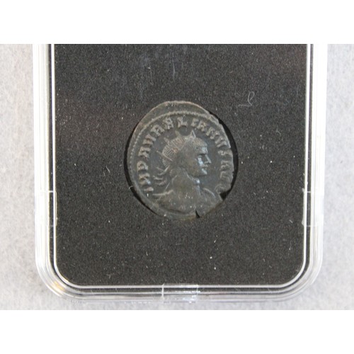 449 - Two Roman Coin Slabs