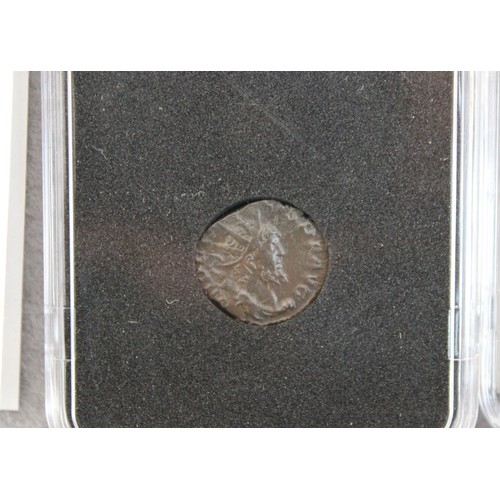 452 - Two Roman Coin Slabs