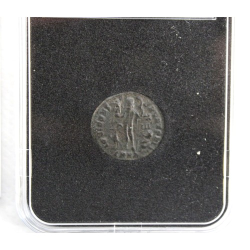 455 - Two Roman Coin Slabs