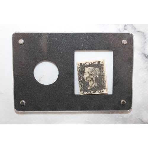 310 - One Penny Black Postage Stamp In Box