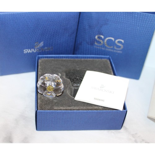 180 - 4 x Boxed Swarovski Crystal Items